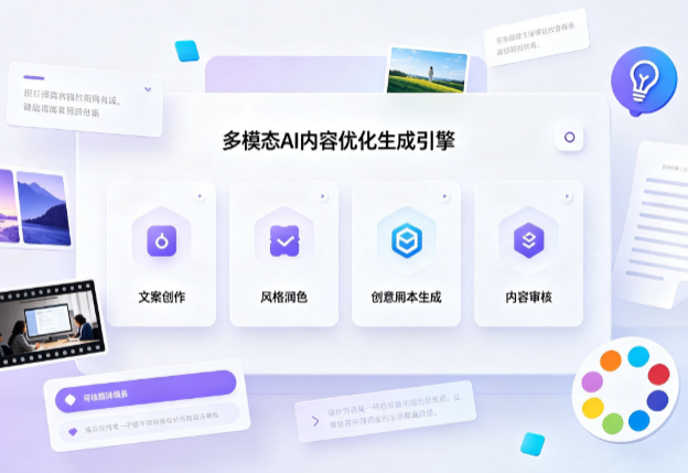 两当县AI智能内容优化创新 多模态生成技术丰富数字内容创作生态